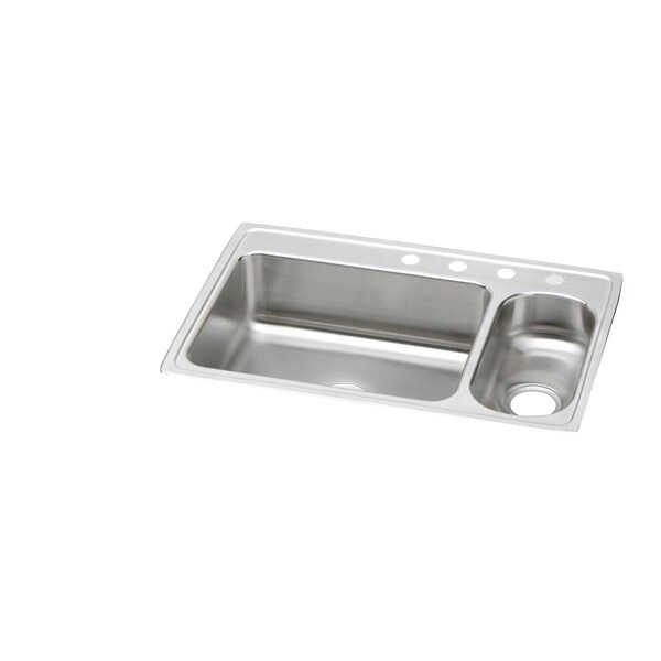Elkay Pacemaker Stainless Steel 33 X 22 X 71/4 70/30 Double Bowl Top